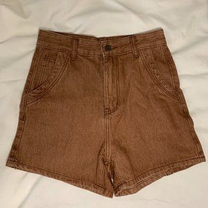 High Waist Denim Shorts